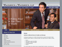 Tablet Screenshot of macksoud-law.com